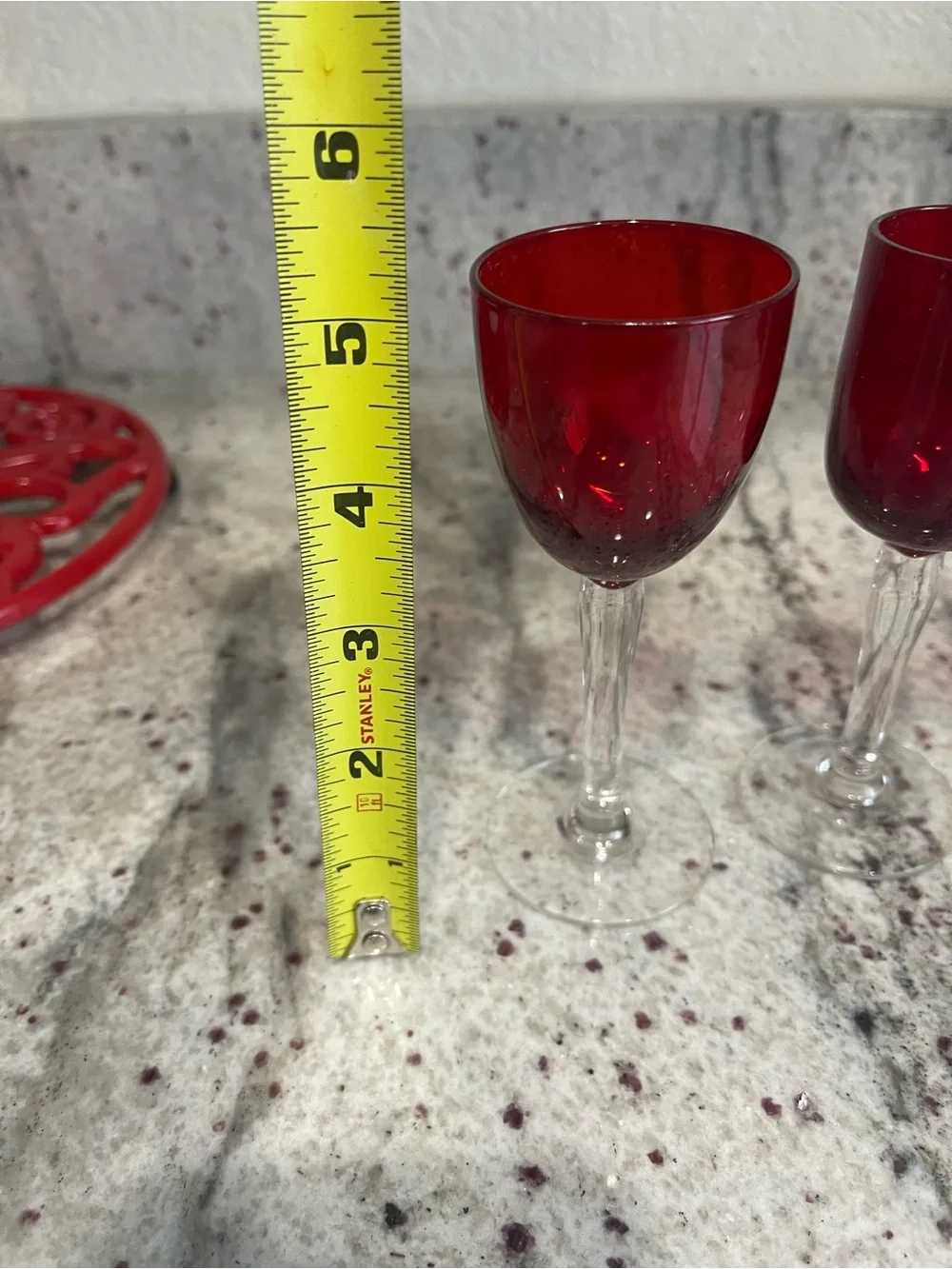 Crate&Barrel four red